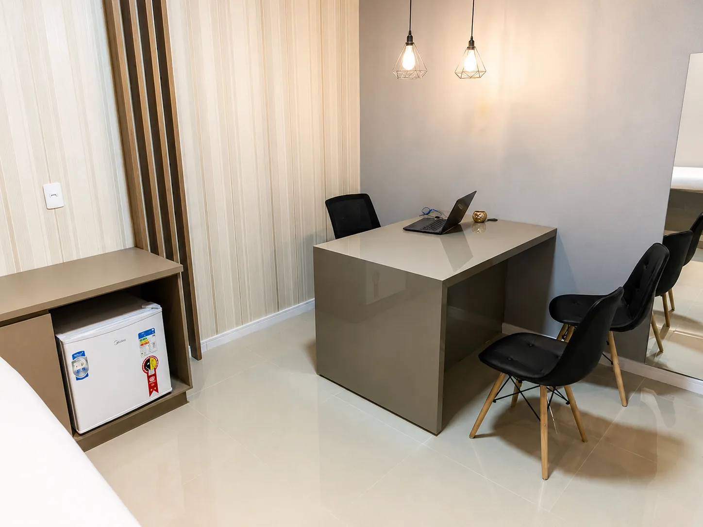 Sala de procedimentos da Virtuosa Clínica Estética.